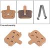 Brake Pads for Max G3 G3D G3E Electric Scooter Long Service Life Wear-resistant Disc Brake Pads for Safe Scooter Riding