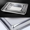 Thickened Stainless Steel Rectangular Baking & Roasting Tray
