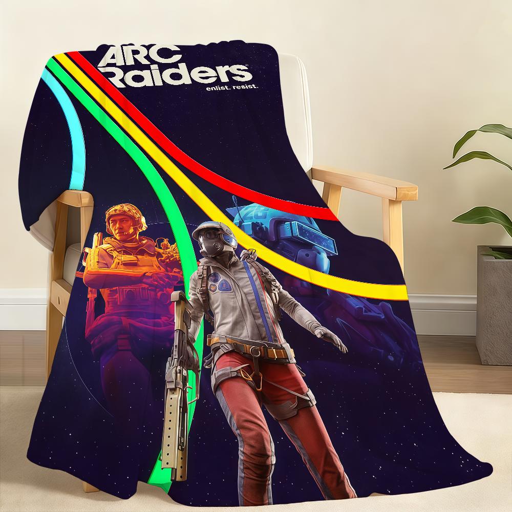 Hot New Game A Arc R RaidersS Blanket Soft Throw Blanket for Home Bedroom Bed Sofa Picnic Travel Office Rest Cover Blanket Gift