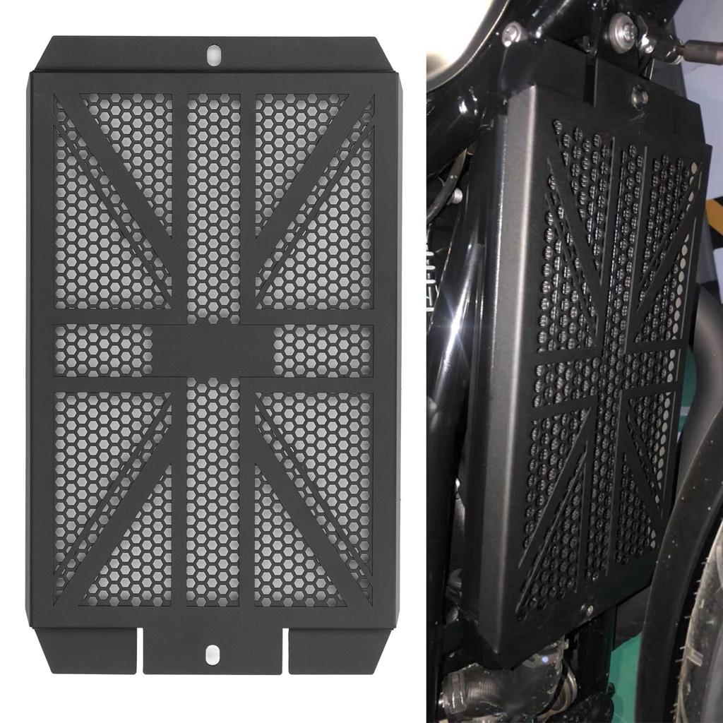 Ersatz Edelstahl Motorrad Schutzgitter Abdeckung für T100 T120 2016+ 2019+ Street+ 1200+ Schwarz