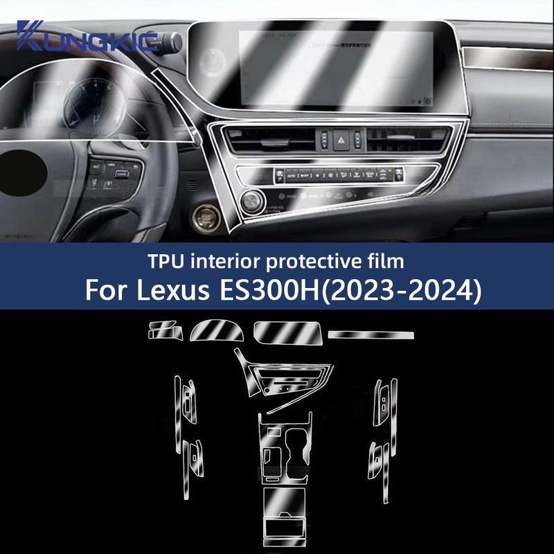 For Lexus ES 300h  2024 Gearbox Panel Navigation Screen Automotive Interior TPU Protective Film Cover Anti-Scratch Sticker