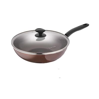 Supor Classic 2-Piece Wok & Frying Pan Cookware Set