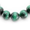 Green Tiger Eye 14mm Prayer Beads Bracelet Natural Stone Power Stone Money Luck Work Luck Financial Luck [Sekki] [b314]