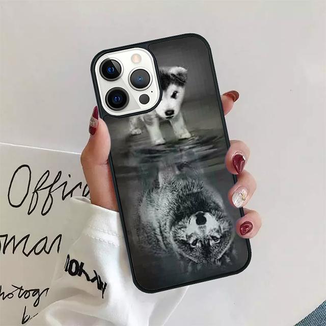 cute Husky baby Skin Coque Shell For iPhone 17 Air 15 16 14 13 12 Pro Max 11 Pro Max Plus Phone Case Cover