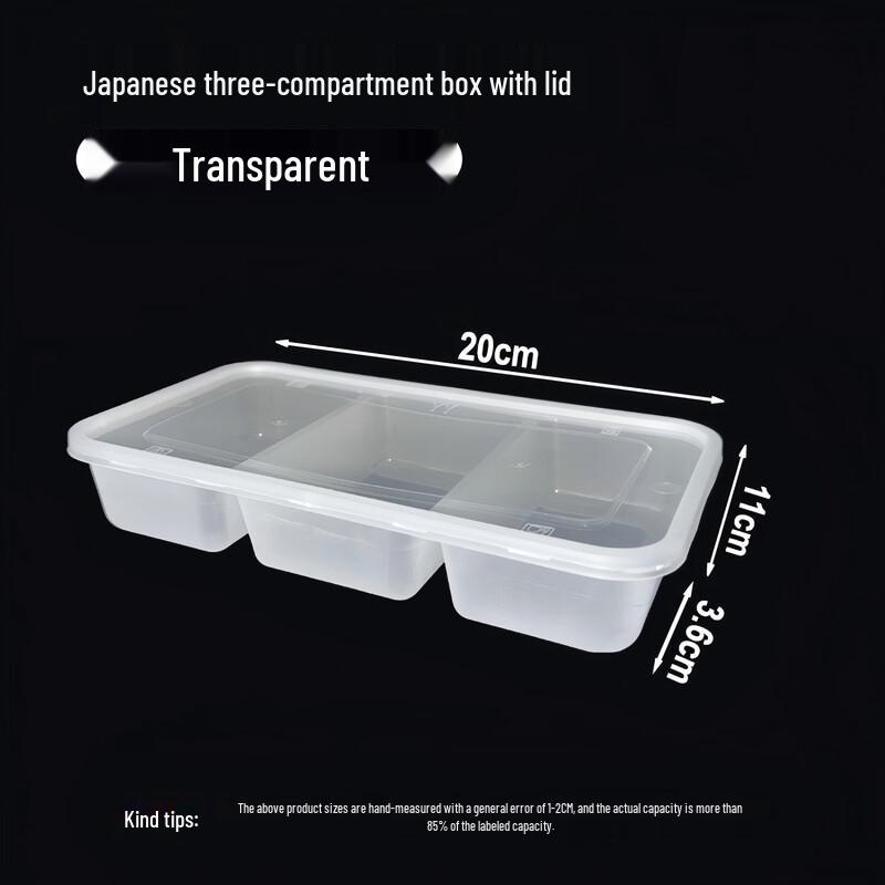 Disposable Heatable Rectangular Food Containers