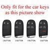 Zinc Alloy Leather Car Key Key Case For Jeep Cherokee Remote Control Wrangler Commander Compass Key Case Car Key Case