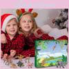Dinosaur Arrival 24day Christmas Countdown Calendar Toy With Dinosaur Figures For Kids And Holiday Decor