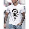 Retro T-shirt för män Japanskt Tryck Överdimensionerade T-shirts för Män Modetrend Sport T-shirts Kortärmad T-shirt Herr Toppar