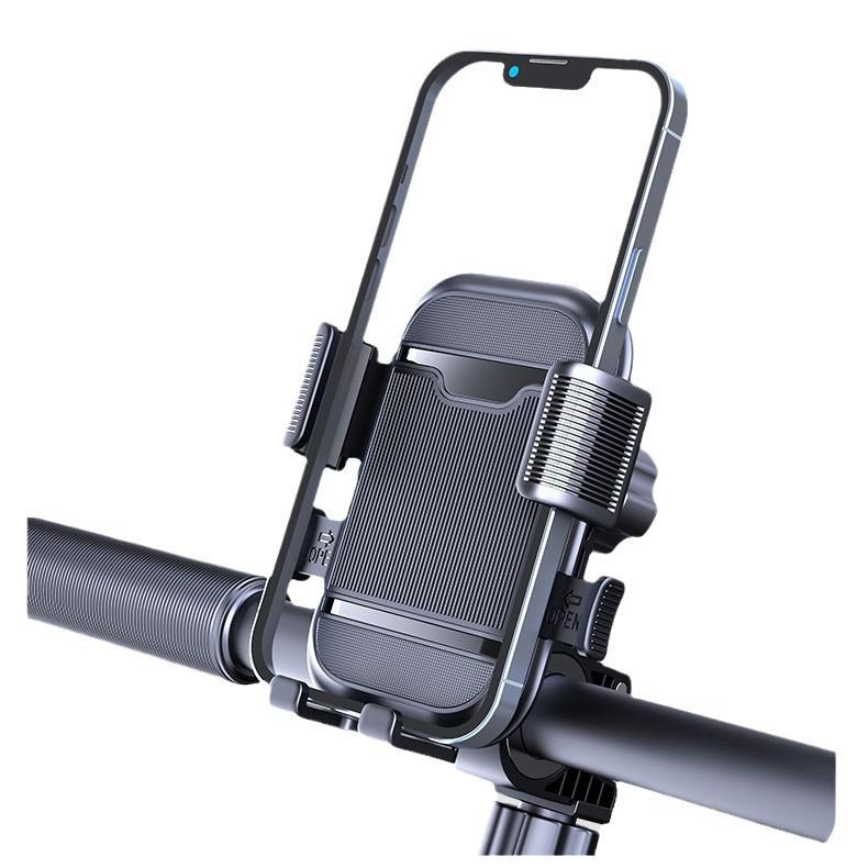 Universal Anti-Shake Electric Vehicle Handlebar Phone Holder with Shock Absorption