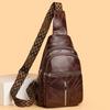 Leisure Large Capacity PU Soft Leather Crossbody Bag