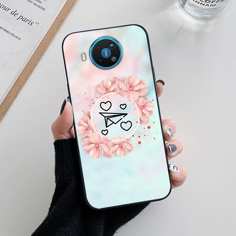 Per Custodie Nokia 8.3 5G 5.4 Morbido TPU Silicone Bella Cover Posteriore per Nokia X10 X20 8.3 5.4 Custodia per Telefono Fundas Bumper Coque NokiaX10