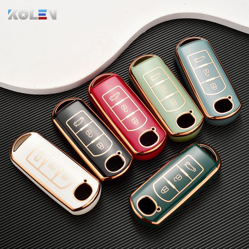Fashion TPU Car Remote Key Case Cover Shell for Mazda 2 3 5 6 BL BM GJ Atenza Axela Demio CX-3 CX3 CX-5 CX5 CX7 CX-9 CX8 Keyless
