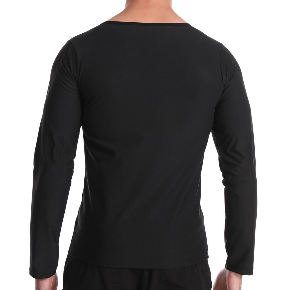 Men's Silver-Coated PU Sauna Suit: Body Shaper Sweat-Inducing Tight-Fit Short-Sleeve Vest for Abdomen Control.