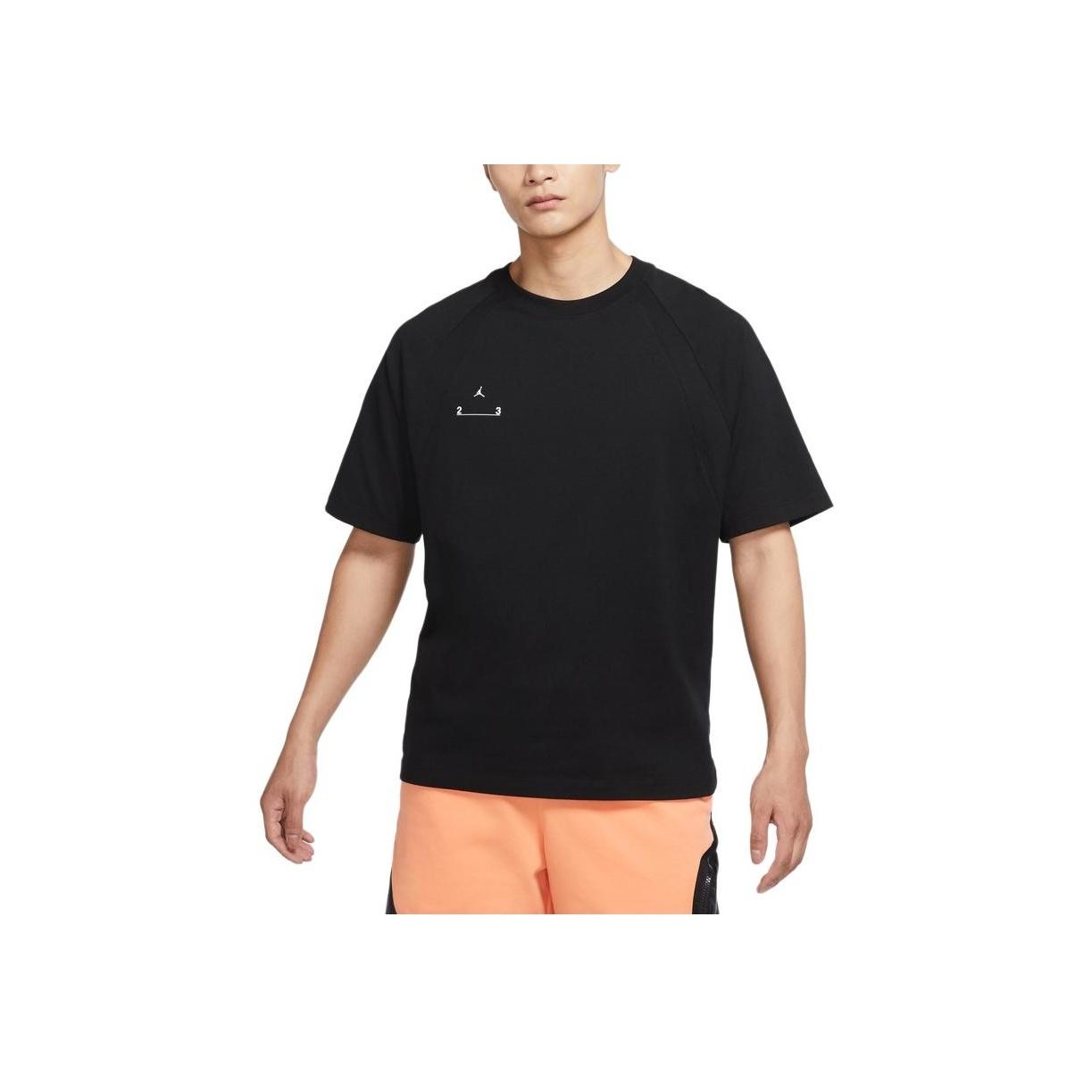

Jordan 23 Футболка с круглым вырезом и коротким рукавом с логотипом Engineered, черная, SS22, мужские топы DQ7357-010 S