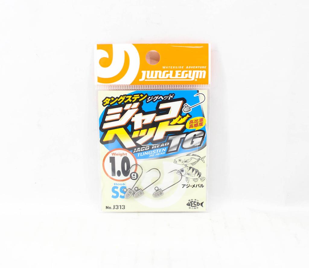 Jungle Gym Jig Head Tg Tungsten J313 1,0 gramů Velikost háčku 10 (9327)