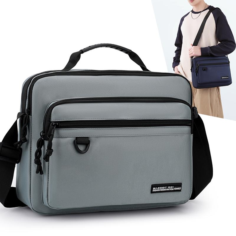 Lightweight Commuter Men's Bag Outdoor Crossbody Bag Large Capacity Business Office Shoulder Bag