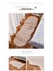 Irregular Long Pile Plush Sofa Cushion Rug - Faux Rabbit Fur for Living Room, Coffee Table, Bedroom, or Bedside.