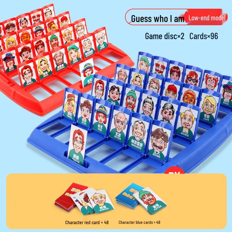 Guess Who? Two-Player Children's Memory Board Game for Parent-Child Interaction