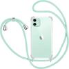 Adjustable Crossbody Lanyard Case For iPhone 16 15 14 13 12 11 8 7 Pro Plus X XS Max XR SE 2 3 Transparent TPU Shockproof Cover