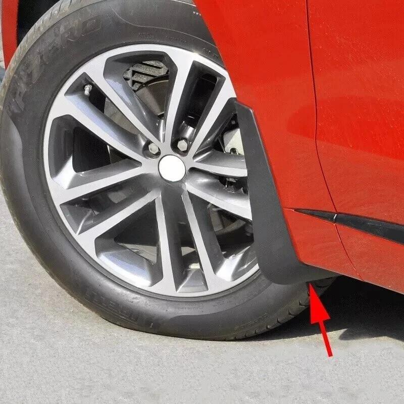 4PCS Splash Guards Mud Flaps For 2017-2024 Jaguar F Pace R-Sport / R-Dymanic