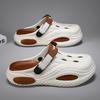 Sandals Men Shoes Slippers Men Flat Thick Sole Garden Sandals Man Summer Beach Male Sneakers Outdoor Home Flip Flops