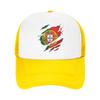Portugal Flag Portuguese Mesh Baseball Caps Unisex Fashion Sun Caps  Dad Hat Adjustable Summer Trucker Hat