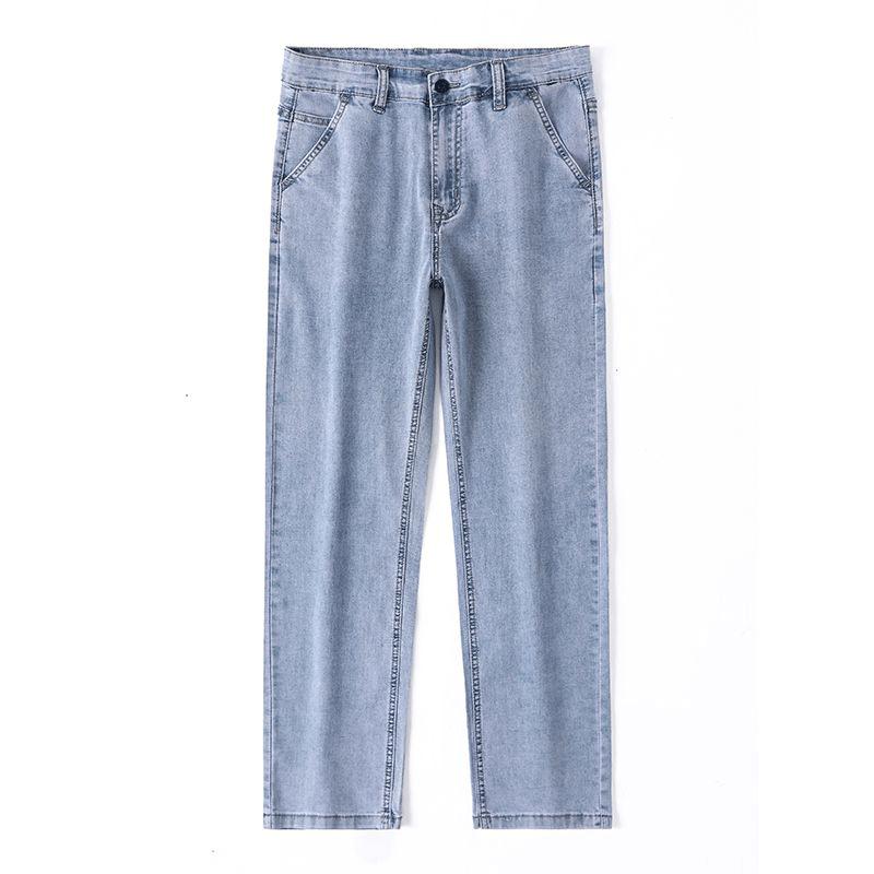 Men's Tencel Straight-Leg Denim Jeans