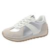 Beige retro versatile platform casual Forrest Gump shoes women's 2025 new summer height increase lightweight sports dad shoes