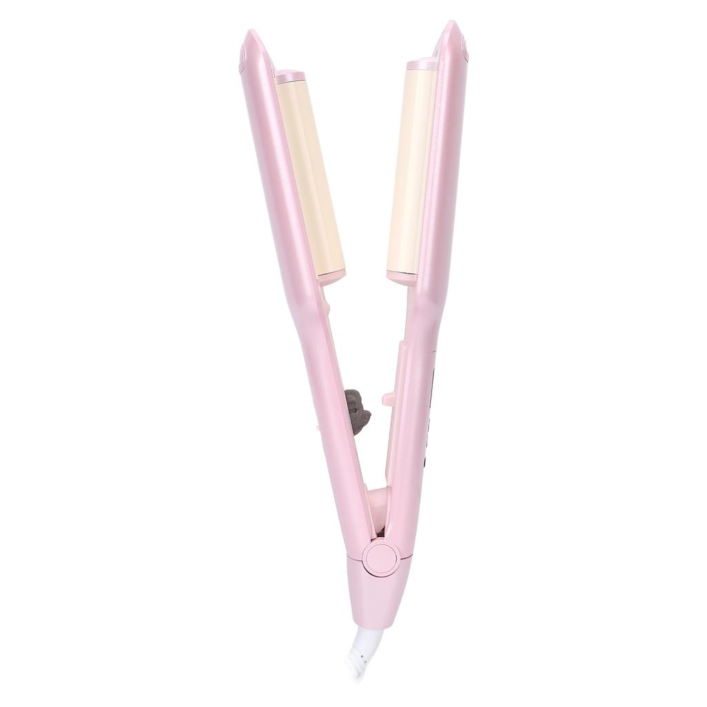 Curling Iron Intelligent Constant Temperature 30s Heating PTC 360 Degree Rotation Double Tube Hair Waver for TravellingEU Plug 220V