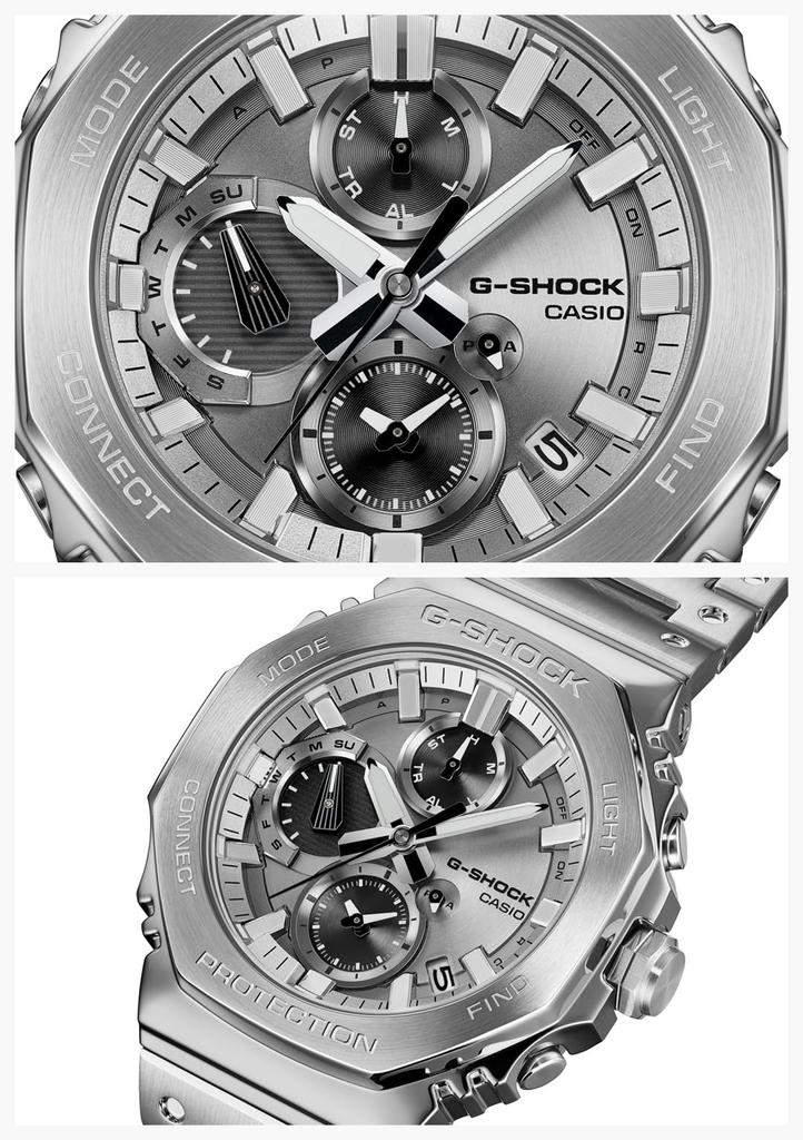 Full Metal Chronograph Bluetooth Tough Solar Silver Watch [Casio] G-Shock GMC-B2100ADS-1AJF Men's