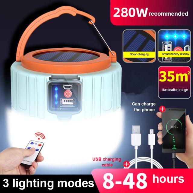 LED Emergency Lamp: Super Bright, Portable, Rechargeable Bulb for Power Outages, Outdoor, and Stall Lighting