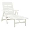 Day and Night - Day and Night White Plastic Folding Lounger