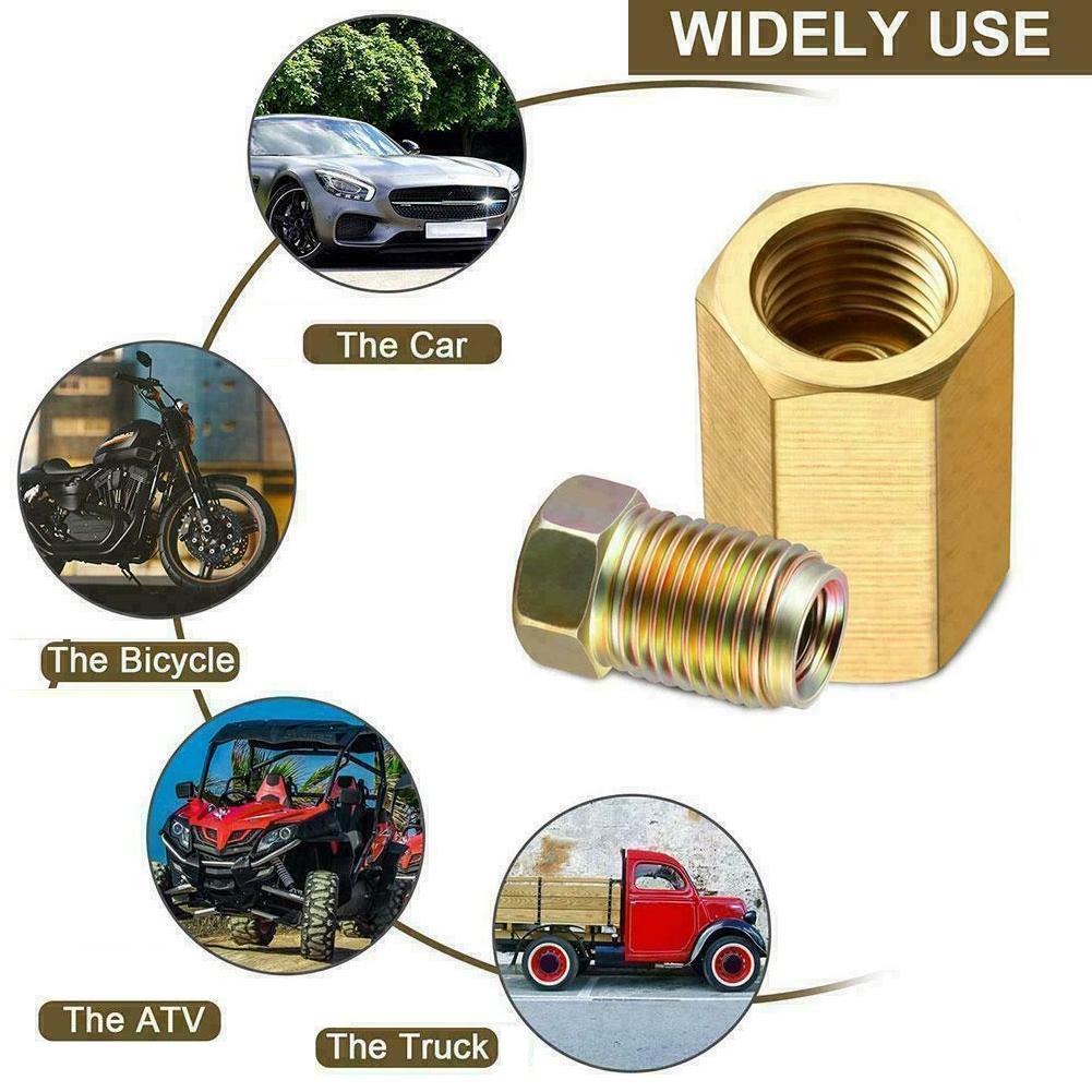 12 Pcs /Set Brake Line Repair Female Union Inverted Nut Fittings Tube