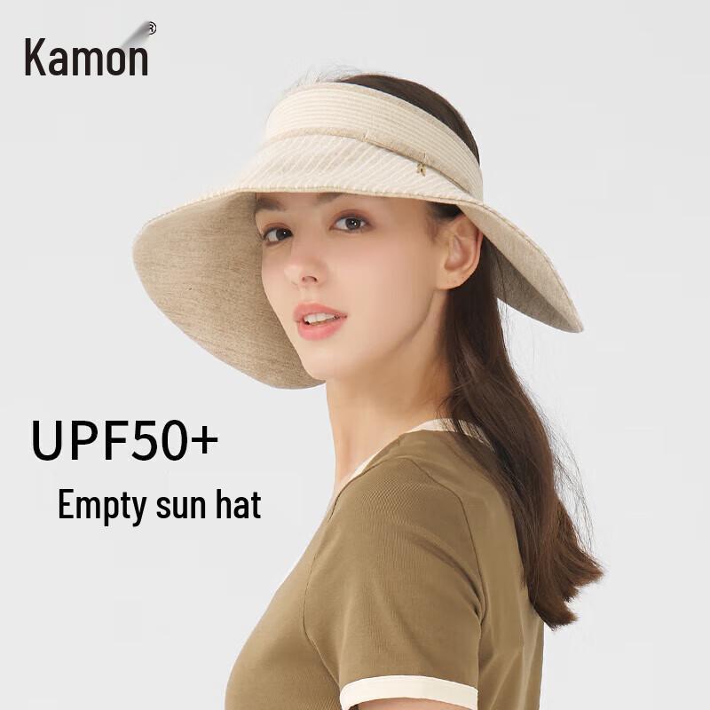 Женская складная полосатая шляпа Kenmont для защиты от солнца 54-59cm