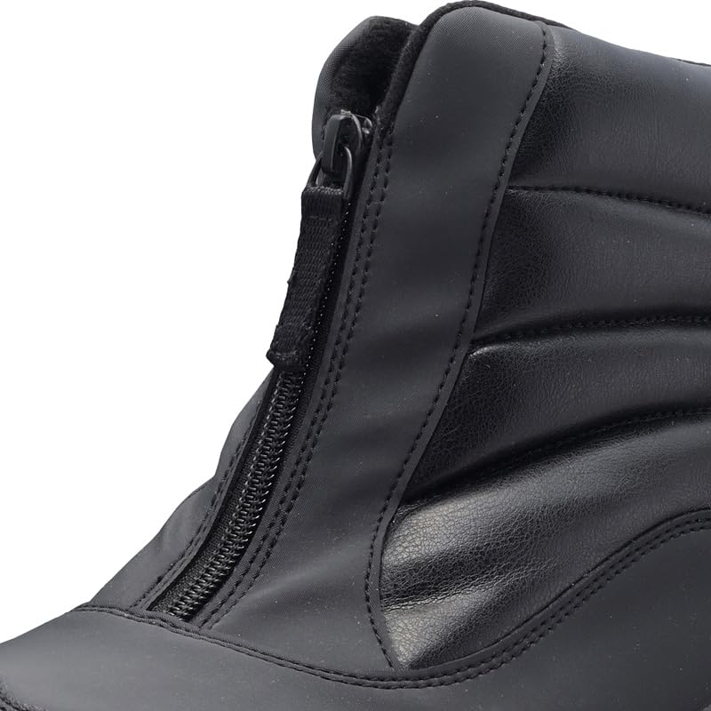 SPALDING Men's Waterproof Snow Boots, Wide Width, 6E, SFW 4130, Black, Size 25.5 Cm