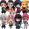 6pcs/set Anime Demon Slayer Kimetsu No Yaiba Figure Kamado Tanjirou Action Figure Agatsuma Zenitsu Nezuko Warrior PVC Model Toys