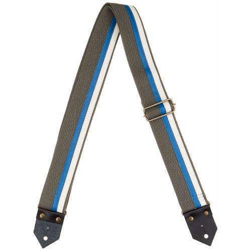 

Spice Note ES-C5022/HWL Grey Guitar Strap, Blue/White