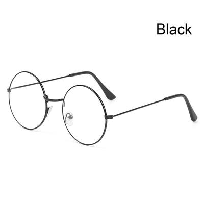 1 Stück 2022 Metall Vintage Runde Brille Damen Übergroß Blaulichtfilterbrille Ultraleichte Brille Computerspielbrille