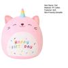 Yousheng Cat Cow Plush Toy Soft Stuffed Animal Skin-Friendly Cuddle Cushion for Kids Adults Birthday Gift for Girls Boys