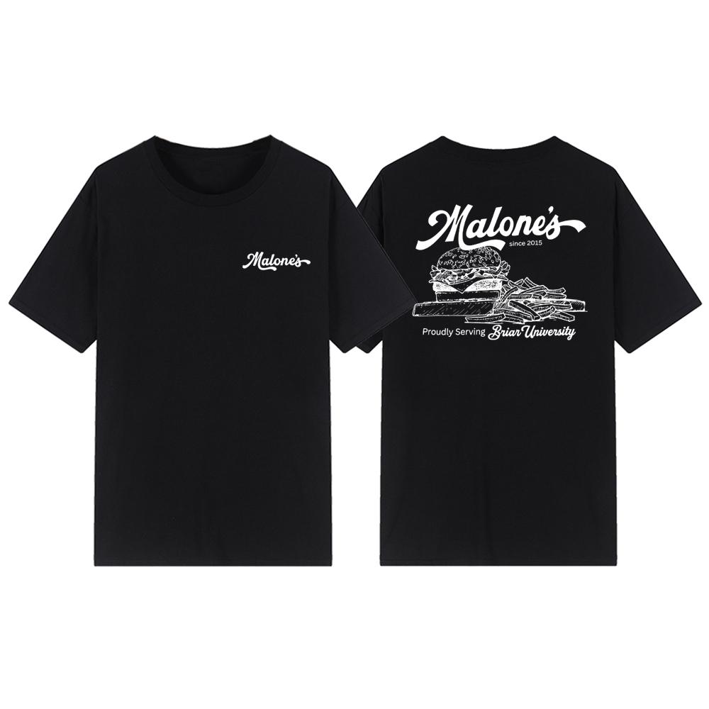 Vintage Malone's Briar University T-Shirt Off Campus Series Shirt Briar Hockey Romance Tee Unisex Short Sleeve Tees Bookish Gift