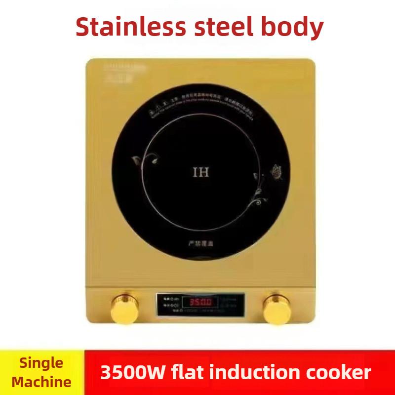 3500W/5000W Commercial Hot Pot High Power Flat Induction Cooker Stir Fry Electric Stove Household Kitchen Cooking Appliances