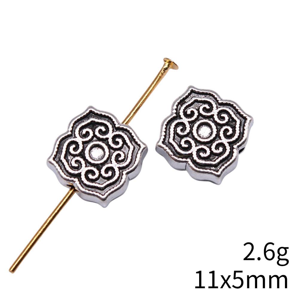 Bead Material Jewelry & Accessories Flower Small Hole Beads Spacer Accessories Parts Beads Jewelry Making Findings For Diy