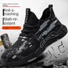 Labor Insurance Shoes Anti-smashing, Anti-piercing, Non-slip and Breathable Steel Head Shoes Construction Site Protection Safety Shoes