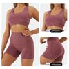 Seamless Two-Piece Racerback Tank & Shorts Yoga Set for Women
