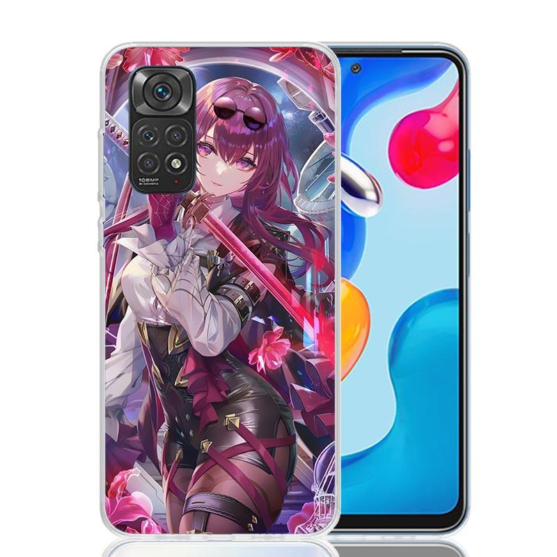 

Honkai Star Rail Kafka Phone Case For Xiaomi Redmi Note 13 14 15 Pro Plus 12S 12 14S 11S 11E 10 10S 11 11T 5G 4G Cover Coque Red Redmi Note 10 4G