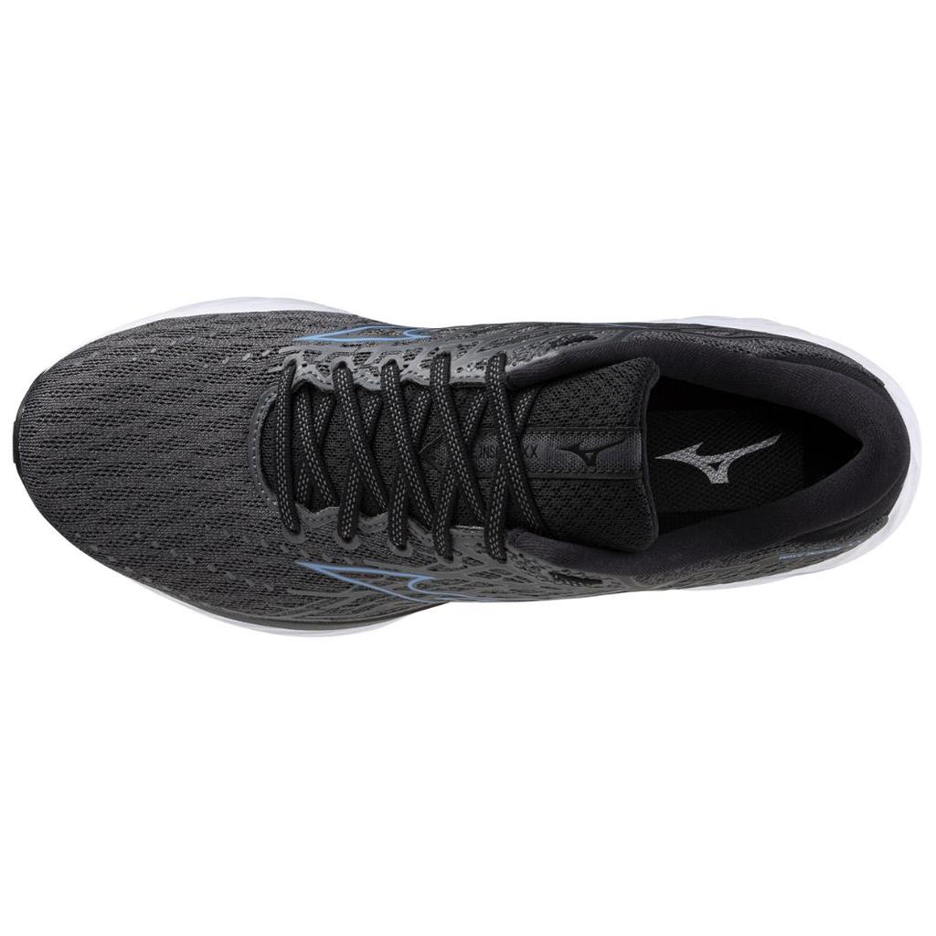 Mizuno Wave Inspire 20 Super Wide Iron Gate Blue Men Sneakers Black J1GC244552