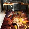 Five Nights at Freddy's Muster Teppich, Innen-/Außenmatte, für Picknick, Spielzimmer, Schlafzimmer, Büro, Wohnzimmer, Heimdeko Teppich, Geburtstagsgeschenk