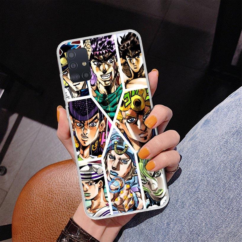 All JoJo's Bizarre Adventure Phone Case For Samsung Galaxy A52 A32 A22 A12 A51 A31 A50S A30S A20S A10S Note 20 Ultra 10 Plus S10