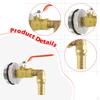 Barrel Faucet Adapter Drum for 55 Gallon 2inch Thread Large Mouth Dispenser Valve