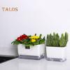 Self Watering Plant Pot with Drainage Holes High Strength Reusable Easy Care Visible Reservoir Indoor Outdoor Planter Pot Flower Vase